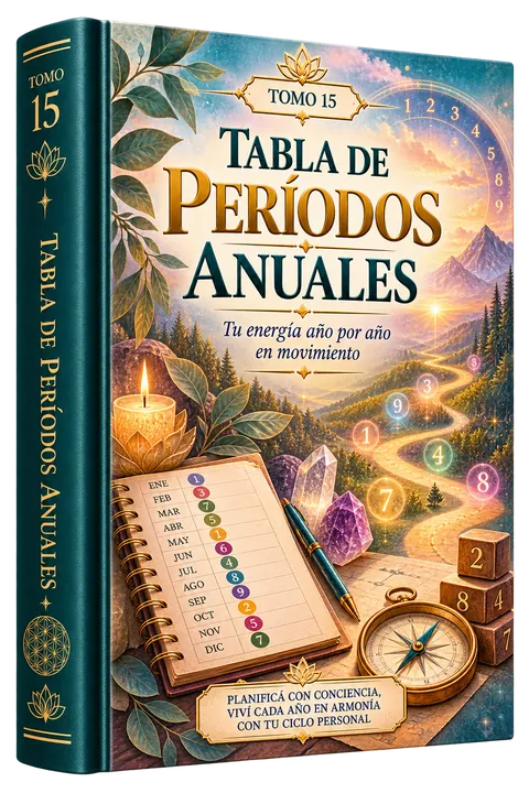 Tapa del Tomo 15: Tabla de Períodos Anuales
